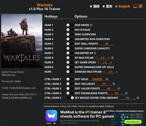 wartales fling trainer|Wartales Cheats & Trainers for PC .